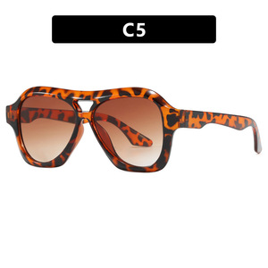 Oversized Vintage High Quality Women's Sunglasses Full Rim for PC <b>Frame</b> UV400 Protection <b>Pink</b> Gray Beige Colors - Product Image 5