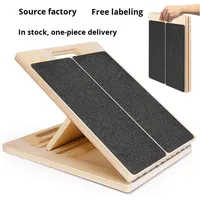 Planche inclinée portable en bois pour étirements des mollets, squats, Pilates, équipement de physiothérapie
