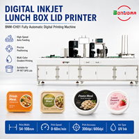 Impresora Automática de Tapas para Cajas de Comida, Impresora Digital de Inyección de Tinta de Formato Ancho para Envasado de Restaurantes, Solución de Codificación de Datos Variables Pro