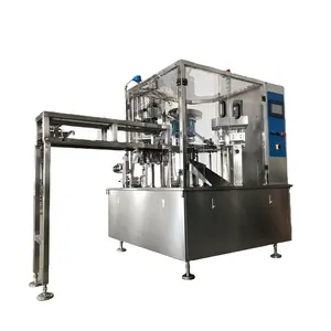 stand up screw -cap pouch filling & capping machine for tomato ketchup