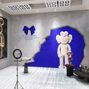 Papier peint personnalisé pour boutique de vêtements tendance pour hommes, célébrité <span class=keywords><strong>d</strong></span>'Internet - Product Image 2