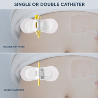 Dispositif de stabilisation de cathéter pour adultes et pédiatrique, pansement adhésif doux, respirant, hypoallergénique, pour fixation sécurisée des tubes médicaux