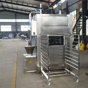 Fumoir industriel de 200 kg pour poisson, viande, bœuf, poulet, saucisses, machine à fumer, four à viande fumée, fumoir industriel - Product Image 3