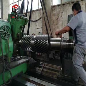 เครื่องกัดแบบแกนทรีขนาดใหญ่ 4 เมตร ผลิตตามสั่ง รับน้ำหนักได้ 30 ตัน พร้อมเฟือง แกน และสเตอร์ขนาดใหญ่  ความสามารถในการทำงานด้วยระบบ CNC - Product Image 1