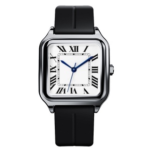 Reloj de Cuarzo para Hombre, Diseño Cuadrado, Correa Magnética, Acrílico Ecológico, Estilo Lujoso y Moderno, Importado - Product Image 2