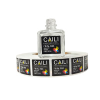 Rouleaux d'étiquettes personnalisées découpées à la forme (rondes et rectangulaires) avec logo de marque, autocollants adhésifs imperméables pour emballages de bouteilles cosmétiques et vente au détail
