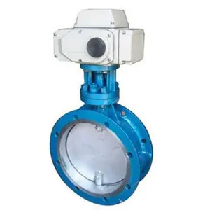 Nuzhuo Customized OEM WCB Electric Rubber Lined Butterfly Valve High-Temperature Control For Water Media
