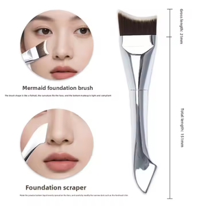 Nouveau design de pinceau de maquillage pour le visage, double extrémité, multifonctionnel, pinceaux de fond de teint cosmétiques en nylon de haute qualité - Product Image 6