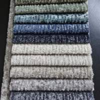 Tissu d'ameublement en chenille jacquard tricoté chaîne imprimé pour canapé, fauteuil, salon, décoration intérieure, housse de protection