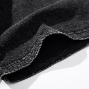 เสื้อยืดผ้าฝ้ายฟอกสำหรับผู้ชายเสื้อยืดผ้าฝ้ายแท้พิมพ์ลายดิจิตอลสำหรับอุตสาหกรรมหนักเสื้อยืด100% แบบสั่งทำ - Product Image 5