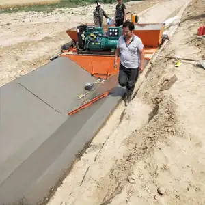 U Channel Concrete Drainage Trenching Canal Lining Cement Ditch Canal Lining Big Machine