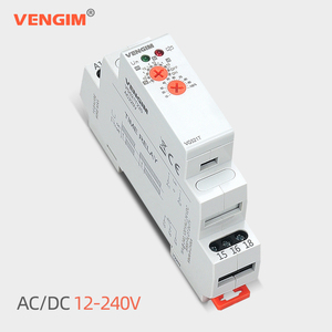 Relé de Tiempo VG521T 12v 24v 220v 230v AC/DC, Relé Temporizador de Retardo de Encendido con Tiempo Ajustable de 0.1 Segundos a 10 Días, Riel DIN L35 - Product Image 6