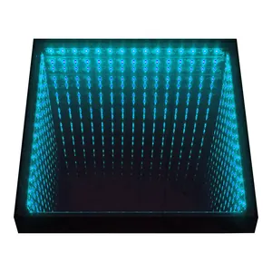 Mirror Stage Lights outdoor dance floor color change by DMX remote control for party
