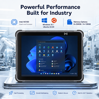Tablet Windows Tangguh 10.1 Inci Sistem Operasi Windows 10 RAM 8GB ROM 256GB Layar 1200x1920 Untuk Pekerjaan Lapangan
