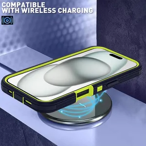 Funda Protectora Resistente a Impactos para <span class=keywords><strong>iPhone</strong></span> 16/15/<span class=keywords><strong>14</strong></span>/<span class=keywords><strong>13</strong></span>/12/11 <span class=keywords><strong>Pro</strong></span> <span class=keywords><strong>Max</strong></span> - Carcasa Rígida con Clip <span class=keywords><strong>y</strong></span> Protección de Grado Superior CHAOYIDIAN - Product Image 6