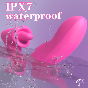 LIL MERMAID <span class=keywords><strong>Vibrator</strong></span> 3-in-1 dengan Getaran Hisap dan Lidah Realistis Stimulator Klitoris 9 Mode Mainan Dewasa untuk Wanita - Product Image 4