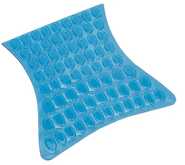 Almohadilla de gel refrigerante para asiento de espuma viscoelástica, almohadilla de gel refrigerante para enfriar la temperatura, ventilación