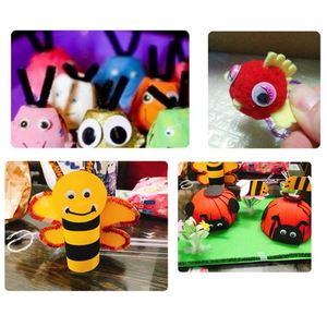 Autocollants pour yeux d'animaux mobiles, autocollants actifs noirs, blancs et colorés pour les travaux manuels et les yeux 3D mobiles - Product Image 3