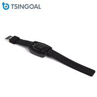 Bracelet connecté inviolable TSINGOAL TB5010-AW avec positionnement BT AOA, surveille la fréquence cardiaque, l'oxygène sanguin et la température corporelle du porteur