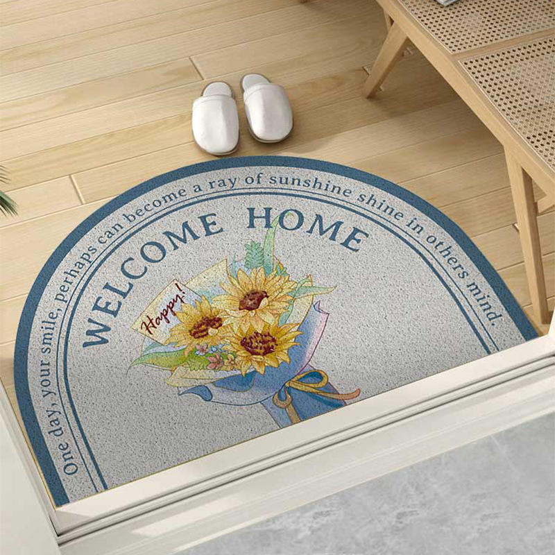 ช่อดอกไม้วินเทจ - ดอกทานตะวัน - ครึ่งวงกลม