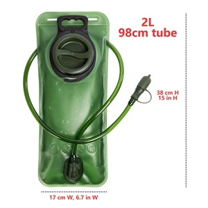 1L <span class=keywords><strong>1.5L</strong></span> 2L 3L có thể gập lại nước bladders cắm trại ngoài trời Đi Bộ Đường Dài du lịch Hydration gói nước BPA miễn phí - Product Image 3