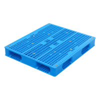 Palette HDPE durable avec 8 barres d'acier plastique de rayonnage dur recyclé pour la vente de rack d'entrepôt industriel