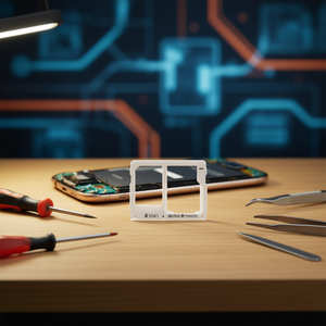 ถาดใส่ซิมการ์ดและไมโครเอสดีสำหรับ Galaxy A3 2016 สีขาว รองรับซิมคู่ - Product Image 3