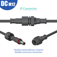 Universeller 5,5mm*2,1mm Messing-Buchsenstecker für Panelmontage DC LED-Kabelverbinder Geformter 18/20/22/24AWG Kabelanschluss