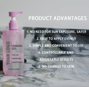 Naturel Brun Végétalien Sans Soleil Longue Durée Corps Bronzant Subbed Glow Bronzing Gel Tan Gel Intensif Tan Accélérateur Gel Autobronzant - Product Image 3