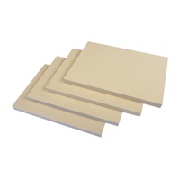 Panneau en mousse WPC étanche 3-30mm en bois composite en plastique pour cuisine/armoire de salle de bain Service de traitement personnalisé-pour la construction