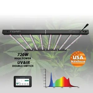 US Stock Greenhouse Dimmable Samsung Lm301H Lm301B 600W 720W 800W 1000W Full Spectrum UV IR Indoor Led Plant Grow Lamp Light Bar