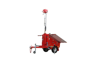 Remorque de surveillance solaire de haute qualité avec caméra 360°. Caméra HD industrielle à charge rapide - Product Image 3