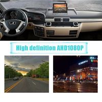 Sistem Kamera Depan Truk Nirkabel 7 Inci Full HD AHD Quad Monitor Kamera Mundur Tahan Air Garansi 24 Bulan