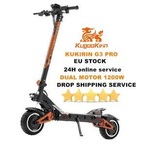 Eu Warehouse Monopattino Elettric 1200W dual motor Electric Bike Kugoo Kirin G3Pro Kugoo Kirin G3 Pro Electric Scooters