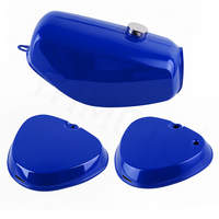 Pour Simson S51 S50 S60 Pièces de moto Réservoir de carburant essence huile Réservoirs Bidon d'essence Kraftstofftank avec cache latéral carré