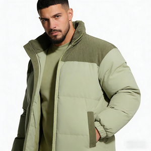 Chaqueta de Invierno para Hombre, Cálida para el Traslado Diario, con Costuras Elegantes, Estilo Casual, Corte Holgado, Chaqueta Bomber - Product Image 3