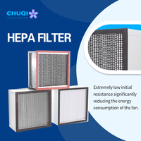 Filtro ULPA HEPA U15 U16 U17 99.95% Mini Plisado con Sello de Gel para Sala Limpia de Semiconductores ISO 5 Suministro HEPA Terminal