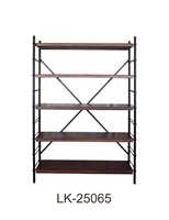 Rak Penyimpanan Kayu 5 Tingkat KD Rak Pajangan Berdiri untuk Ruang Tamu Kamar Tidur (LK-25065)