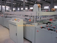 Machine d'impression automatique sur verre grande taille Eworld WD-1630, moteur PLC, 150 m/min, 220 V/380 V, épaisseur de verre 1-20 mm, 400-1000 pièces/h