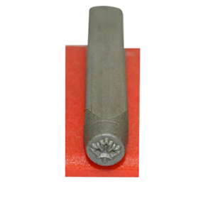 Sello con Diseño de Hoja de Arce de 6 mm, Herramienta de Estampado de Metal Duradera para Joyería, Grabado en Metal, Manualidades DIY | GS1457V - Product Image 1