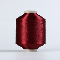 FDY 100% Polyester Yarn Twist Gules Bright 75D/36F Raw Knitting Yarn