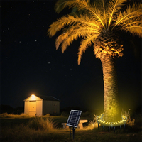 Solar-Baumleuchte 12W DMX512 Verbindbar IP65 Wasserdicht Außenbereich Warmweiß 220V Garten-Landschaftsbeleuchtung LED-Ring-Spot