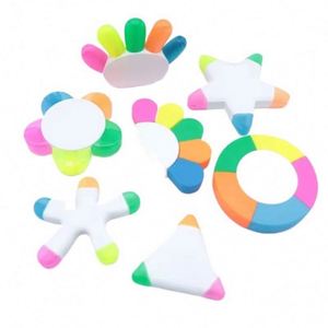 Promotion Stationery Gift Logo Printed Private Label Highlighter <b>Pen</b> With <b>Multiple</b> <b>Colors</b> Custom Promotional Gifts - Product Image 1