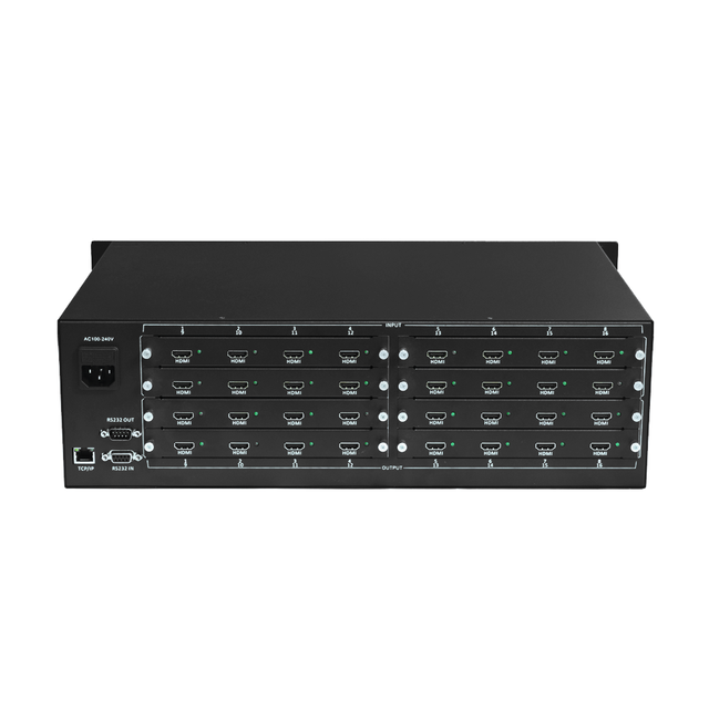 4k30 Modular Matrix 16x16 Video Switcher for Multi-Signal AV Distribution
