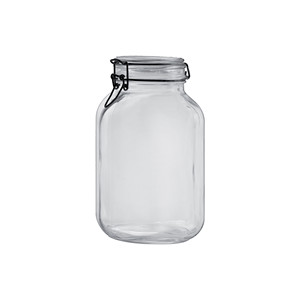 Pot en verre Fido, 3 L, Ø 14 cm, H 24 cm, avec couvercle hermétique, Bormioli Rocco - Product Image 1