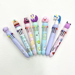 Bolígrafos Retráctiles Promocionales Coloridos y Elegantes de 10 Colores, Bolígrafo de Dibujos Animados Kawaii con Unicornio, Favorito de los Niños, Ideal para la Escuela - Product Image 2