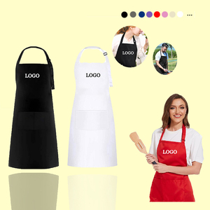 Tablier personnalisé avec logo/design, imperméable, réglable, pour <span class=keywords><strong>serveur</strong></span>, outil <span class=keywords><strong>de</strong></span> cuisine, barbecue, nourriture, boisson, boulangerie, travailleurs - Product Image 1