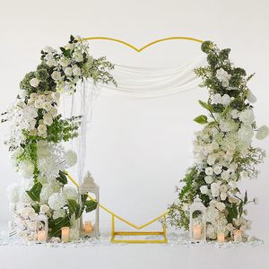 Arco di Palloncini a Forma di Cuore in Ferro Dorato da 2m di Diametro per Decorazioni di San Valentino e Matrimoni - Product Image 1