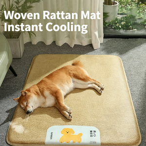 Summer Pet Cooling Mat Dog <b>Nest</b> Mat Dog Cooling Mat Dog Cooling Mat Anti Rip Bite Mat Cat <b>Nest</b> Sleeping Cane Mat Cross Border - Product Image 3