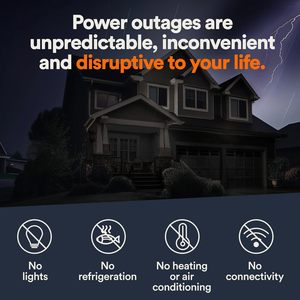 Générateur de secours domestique Generac Guardian 22 kW avec commutateur de transfert, alimentation de secours automatique pour toute la maison - Product Image 5